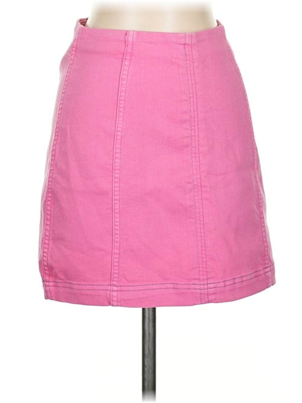 Free People Pink Women's Denim Skirt